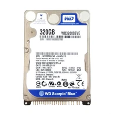 Western Digital 320GB WD3200BEVE 5400RPM IDE PATA 2.5" Laptop Hard Disk Drive