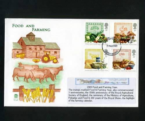 1989 Food & farming year - Stuart FDC - Exeter FDI