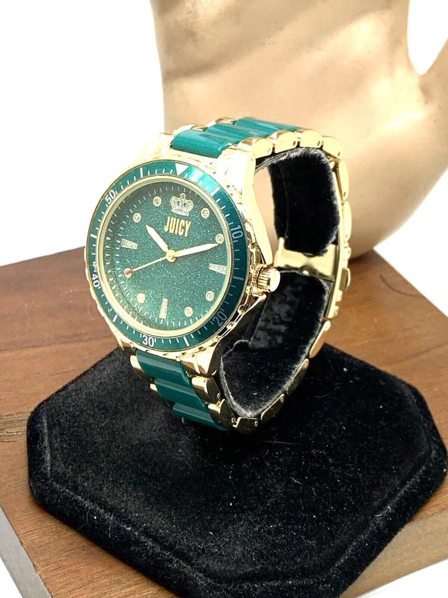Juicy By Juicy Couture Women's Watch JC/5022 Quartz Green Gold