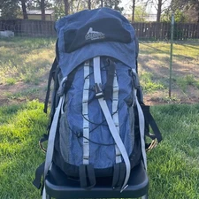 Gregory Makalu Pro Hiking Backpack Framed Size M Blue Waterproof Bag Made in USA