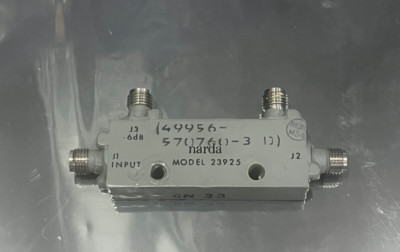 Narda Model 23925 2.5-4.0GHz 6dB Directional Coupler