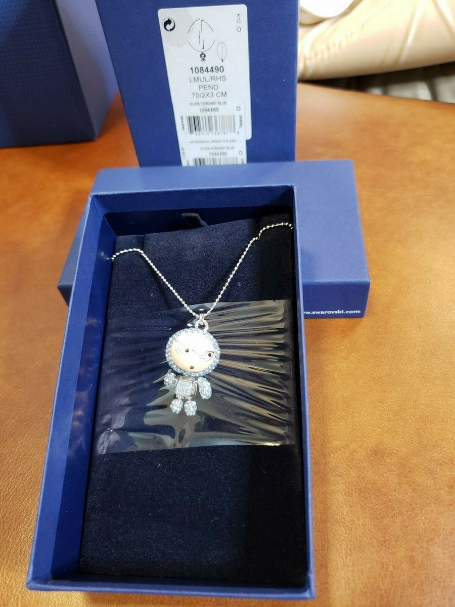 Swarovski Eliot Blue Pendant Necklace Jewelry - 1084490 | eBay