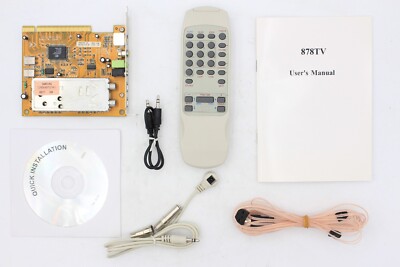 TV TUNER PCI CARD FM RADIO DTV WATCH RECORD TVEXCEL 120012 878TV