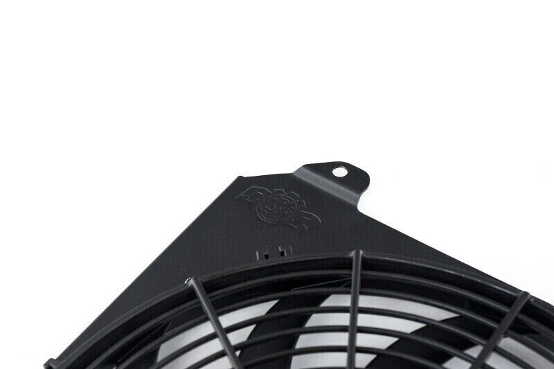 Ventilador CSF 2858FB negro 12′′ SPAL y cubierta de aluminio para 92-00 Honda Civic/Integra Foto 3 de 4