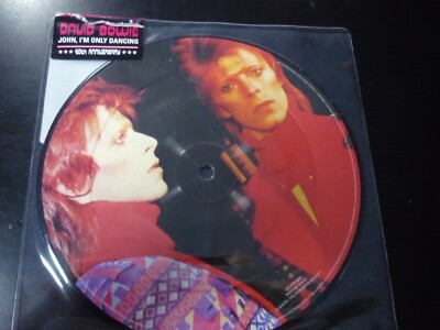 DAVID BOWIE - JOHN, I'M ONLY DANCING - 40TH ANNIVERSARY - PICTURE DISC 7''