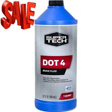 Super Tech Dot 4 Motor Vehicle Brake Fluid, 32 fl oz