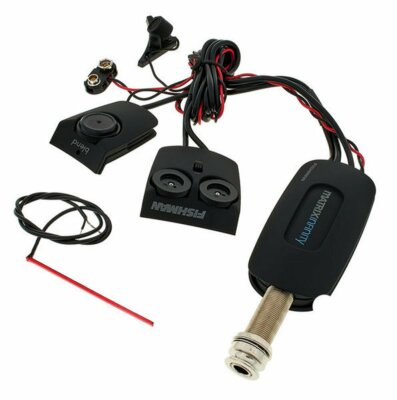 Fishman Matrix Infinity Mic Blend Narrow Slot Sattel Pickup und Vorverstärker System