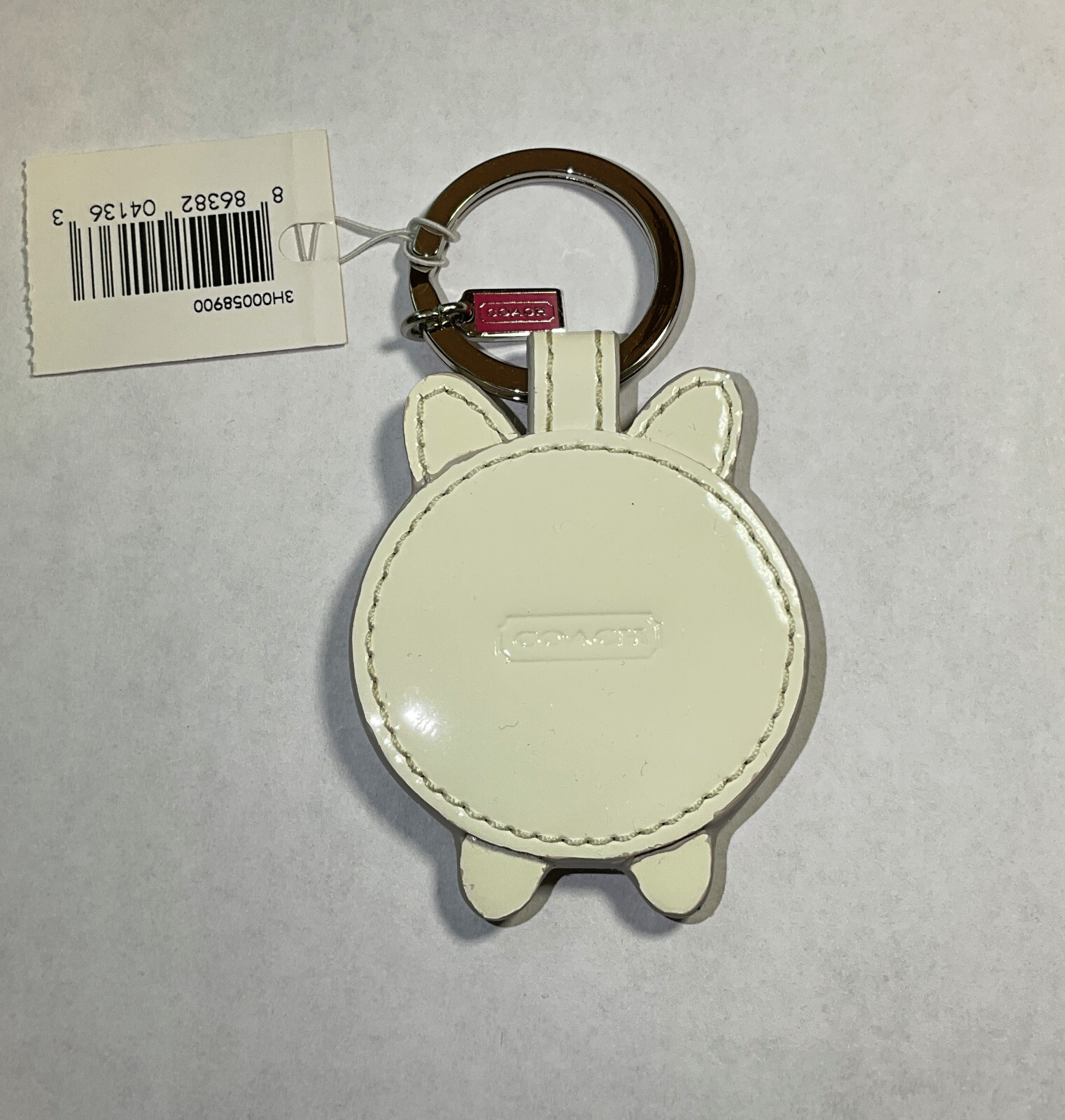 NWT'S Coach Rabbit / Bunny Keychain / Key Ring - No Tail - Rare