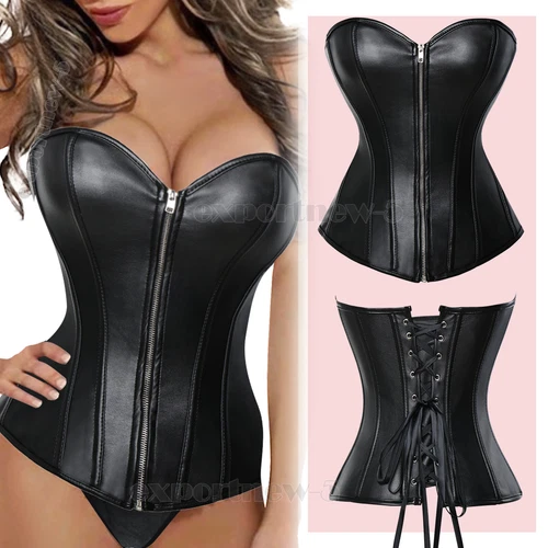 Mujeres Corsé Floral con Cordones Corsé Burlesco Deshuesado Sobre Busto Bustier Prendas para el torso S-6XL - Imagen 27 de 35