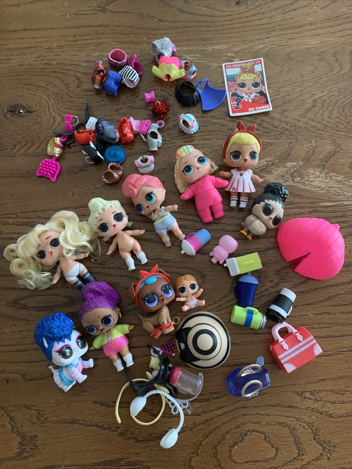 Lot of 10 OMG LOL Surprise Dolls & Pets MGA  Plus Accessories Lot