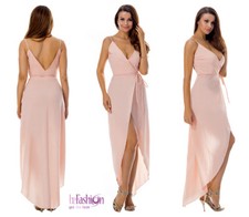 COPRICOSTUME ABITO VESTITO LUNGO DA DONNA Portafoglio Spacco Sexy Estivo MARE