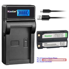 Kastar Battery LCD Charger for Pentax D-Li1 Ei-D-Li1 EI-D-BC1 DPE004 EI-2000