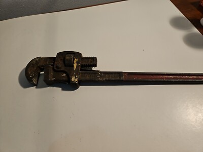 VINTAGE Stillson Walworth 18 Pipe Wrench Genuine US Tool Steel MADE IN USA