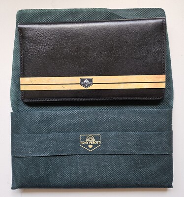 Tony Perotti Women's Leather Wallet – Italian Full Grain Leather, Checkbook Holder, Card Slots - View #7