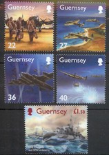 Guernsey 2003 Memories of the Second World War set SG 979-983 MNH mint