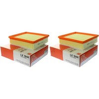 2X Mahle / Knecht LX 1846 Luftfilter Filter Air