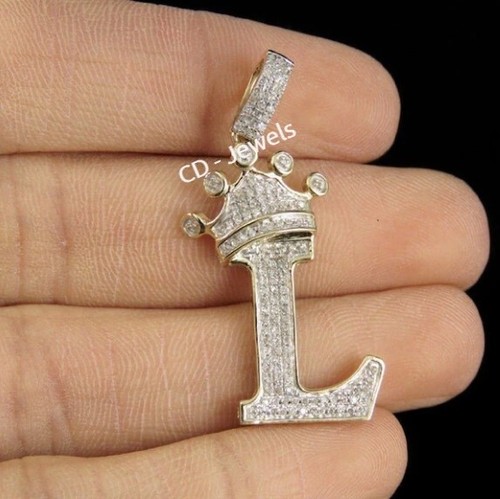 Ciondolo Uomo In Argento 925 Con Moissanite 3.30Ct &ndash; Numero A Scelta &ndash; NSG