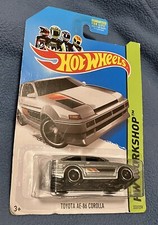 🏁 Hot Wheels TOYOTA AE-86 Silver COROLLA BFF01 🏁