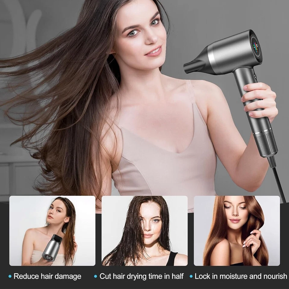 Professional High-Speed Blow Dryer, 110000 RPM, Negative Ion Technology - Image 4 of 4