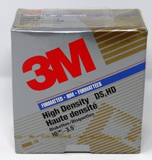 3M High Density 3.5" Diskettes 10 Pack Formatted DS HD NEW