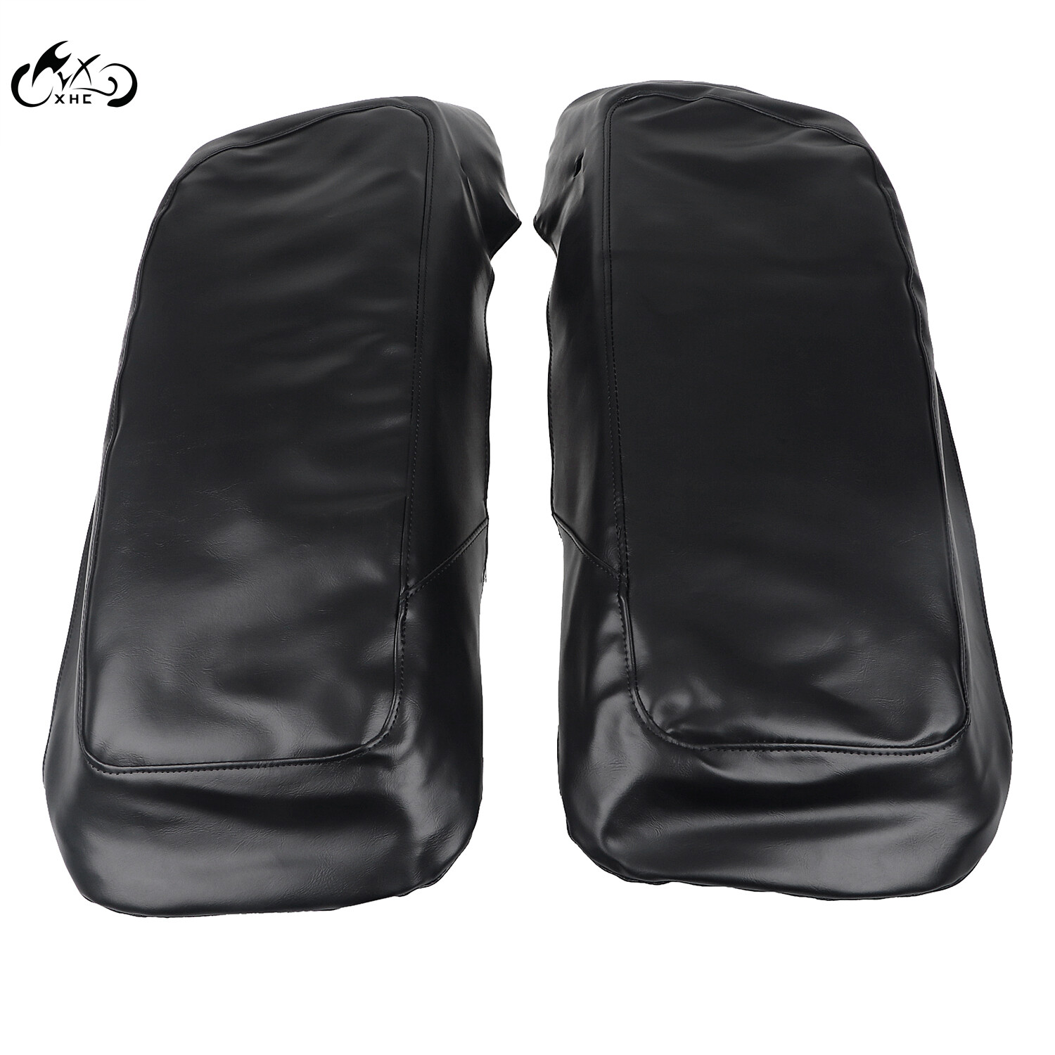 Fit For 14-23 Harley Touring FLH FLT Model 2x SaddleBag Lids Covers PU
