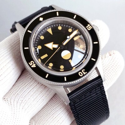 Tandorio 40mm 20ATM Diver Vintage Mechanical Swim Wristwatch Men NH35 Movement