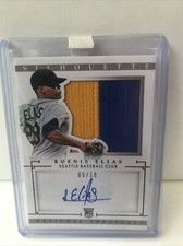 #8/10 (ONLY 10) 2014 NATIONAL TREASURES AUTO AUTOGRAPH JERSEY ROENIS ELIAS RC