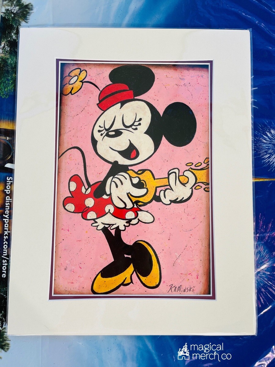 2021 Disney Parks Joe Kaminski Minnie Mouse Mini Tune 14x18