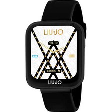 LIU JO LUXURY VOICE SWLJ107 Silicone Black Touchscreen Smartwatch