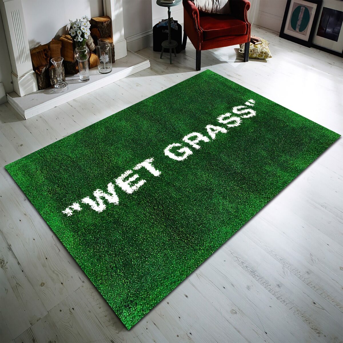 Wet Grass Rug,Off White Rug,Wet Grass,Grass Rugs For Living Room