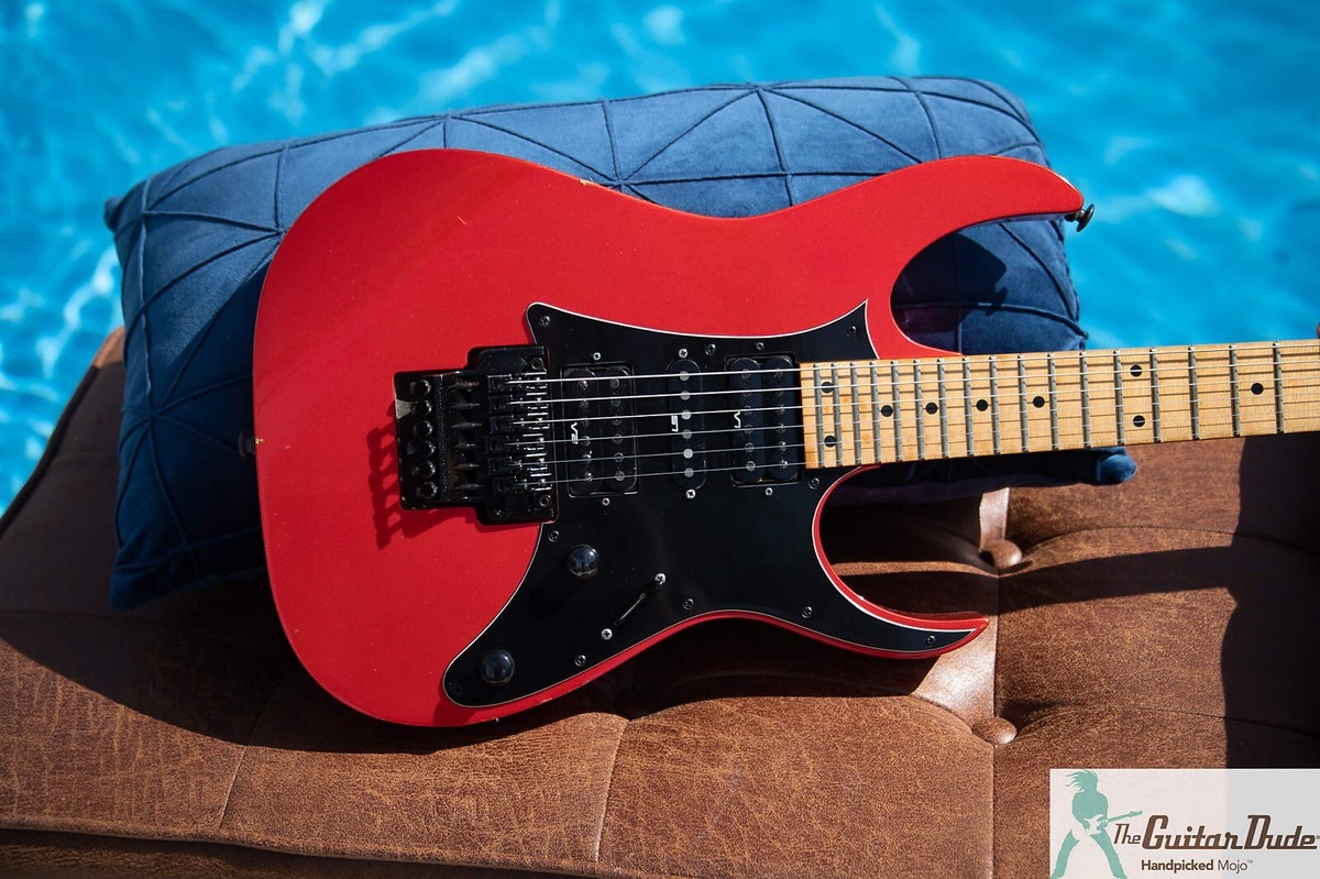 Classic 1993 Ibanez RG550 Standard with Maple Fretboard - Candy 