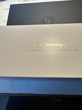 2021 Gold Proof 3 Coin Sovereign Set Boxed and Fully COA’d By The Royal Mint