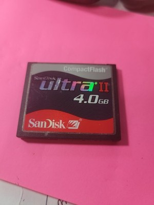 SanDisk Ultra II 4GB CompactFlash CF Memory Card High Speed 15MB/s