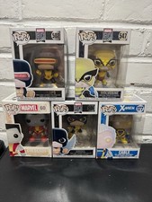x-men marvel funko lot Wolverine Cyclops Colossus Archangel Cable