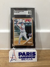 2011 Topps Heritage Minors #44 Mike Trout SGC 8