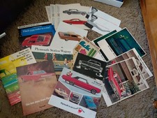 1961 64 65 66 67 Plymouth Sales Brochure Lot Of 19 Fury Barracuda Gtx