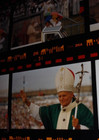 CATHOLIC POPE John Paul II Photo The Pope Mobile Celebrating Mass Contact Sheet — photo 2