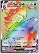 Galarian Slowking VMAX 207/198 Rainbow Rare Chilling Reign Pokemon Holo NM on eBay