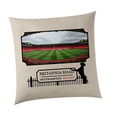 Britania Road Football Stadium Cushion Street Road Southamton Fan Gift Home
