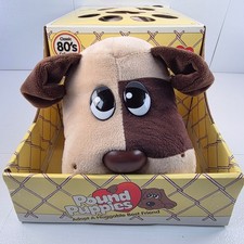 Pound Puppies Classic 80s Collection Plush Dog Adopt Huggable Best Friend Brown