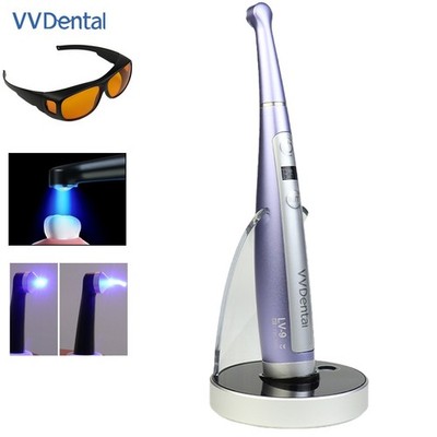 Dental Curing Light LED Resin Cure Lamp 1 Second 3200mw/cm² 6 Modes OLED Screen