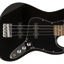 STAGG STANDARD 30 SERIES J-BASS IV JAZZ / GLOSS BLACK