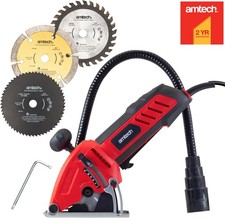 Mini Electric Circular Saw 600W  Handheld Wood Metal Masonry & Tile Cutting Tool