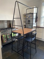 IKEA breakfast bar and stools