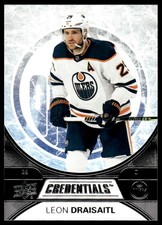 Leon Draisaitl 2021-22 Upper Deck Credentials #18 Edmonton Oilers