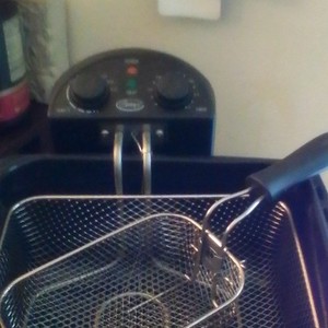 Electric Deep Fat Fryer 3.5L/3.7qt 1700W Black w/ Basket Temp Control