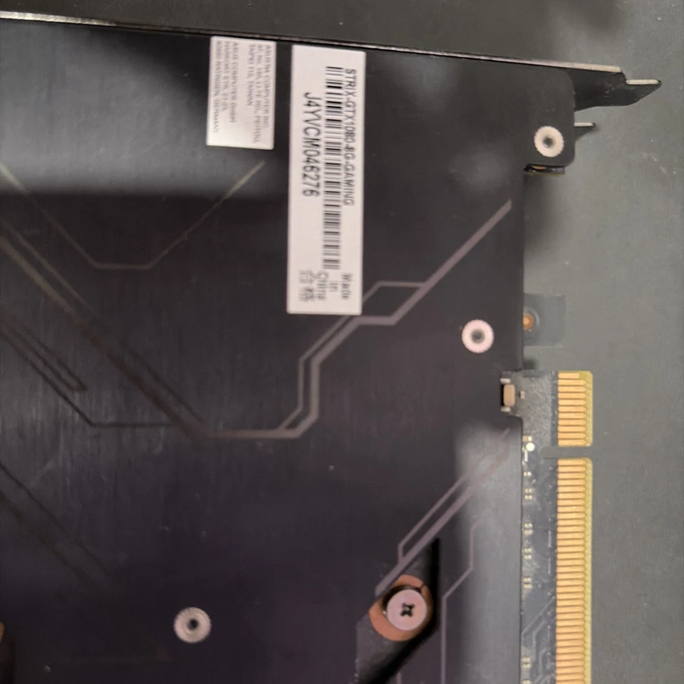 ASUS NVIDIA GeForce ROG STRIX GTX1080 GAMING 8GB GDDR5X Graphics Video Card - Image 4 of 4