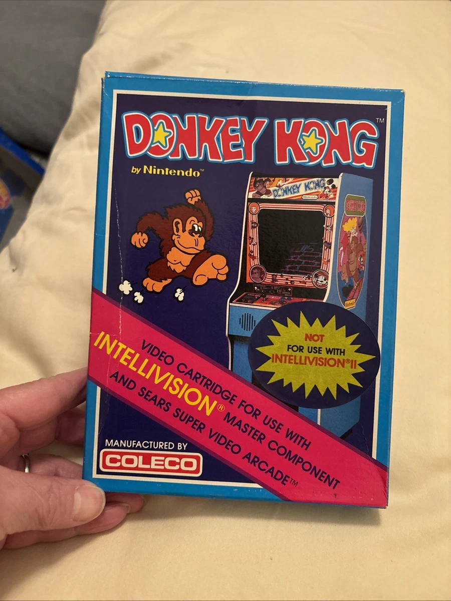 DONKEY KONG en boitier plastique blanc pour Atari 2600 Coleco
