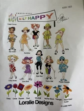 Loralie Designs 15 Machine Embroidery Designs Golf Happy 1 USB/Flash Drive