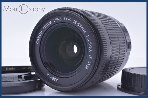 Good Condition Operational Guarantee Canon EF S 18 55mm F3.5 5.6 IS STM with fro